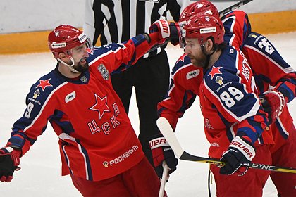 ЦСКА вырвался вперед в финальной серии плей-офф КХЛ с «Ак Барсом»