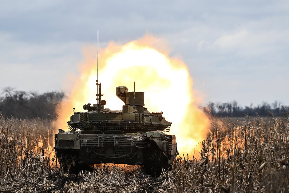 Танк Т-90М «Прорыв» в зоне специальной военной операции