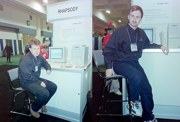 Дмитрий Акиндинов и Роман Прохоров в 1998 году презентуют программу в США