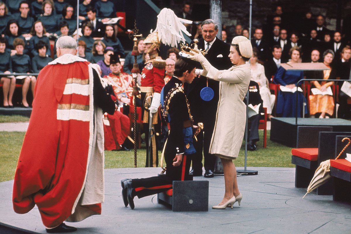 Церемония пожалования титула принца Уэльского. 1969 год