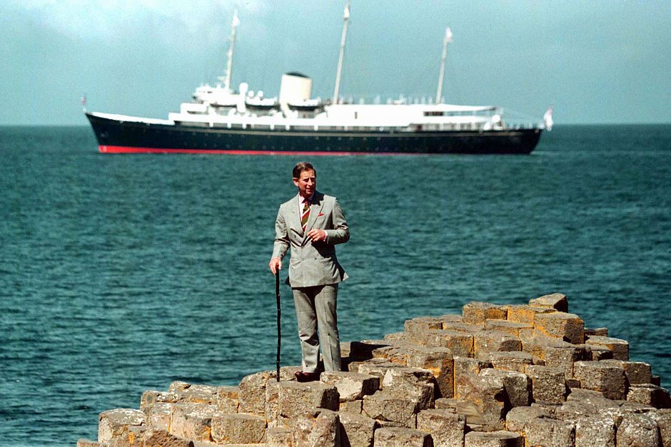 Принц Чарльз и яхта «Британия». 1996 год
