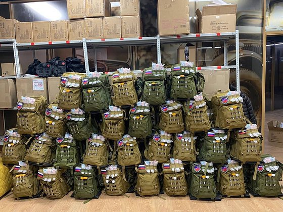 Рюкзаки для военных медиков. Фото: предоставлено волонтерами фонда «Врачи, вы не одни»