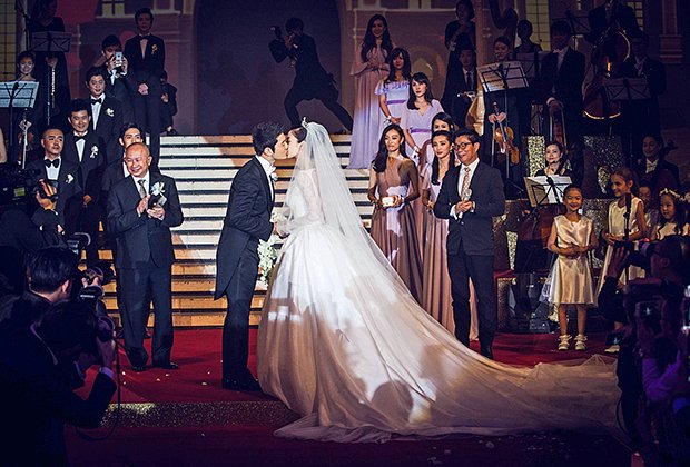 Свадьба Анджелабейби и Хуан Сяомина, октябрь 2015 года