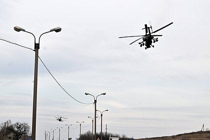 Названа предварительная причина крушения военного вертолета Ми-28 в Крыму