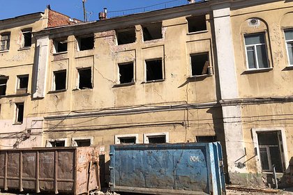 В центре Москвы при обрушении перекрытий в здании погиб рабочий