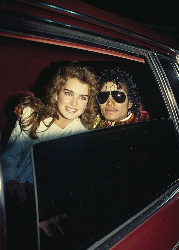 Брук Шилдс с Майклом Джексоном, 1987 год