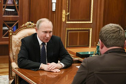 Путин встретился с Кадыровым