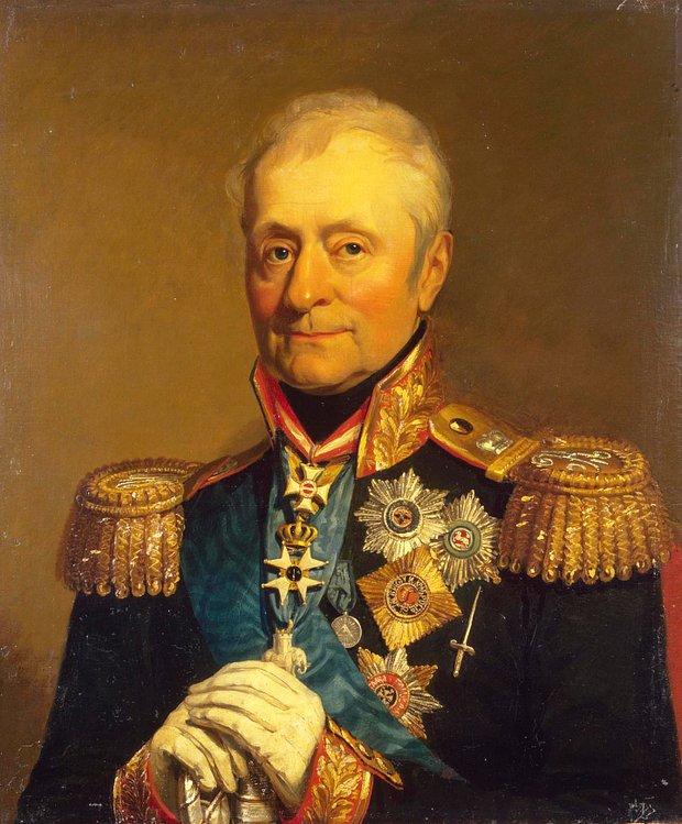 Джордж Доу «Портрет Леонтия Беннигсена», 1820 год