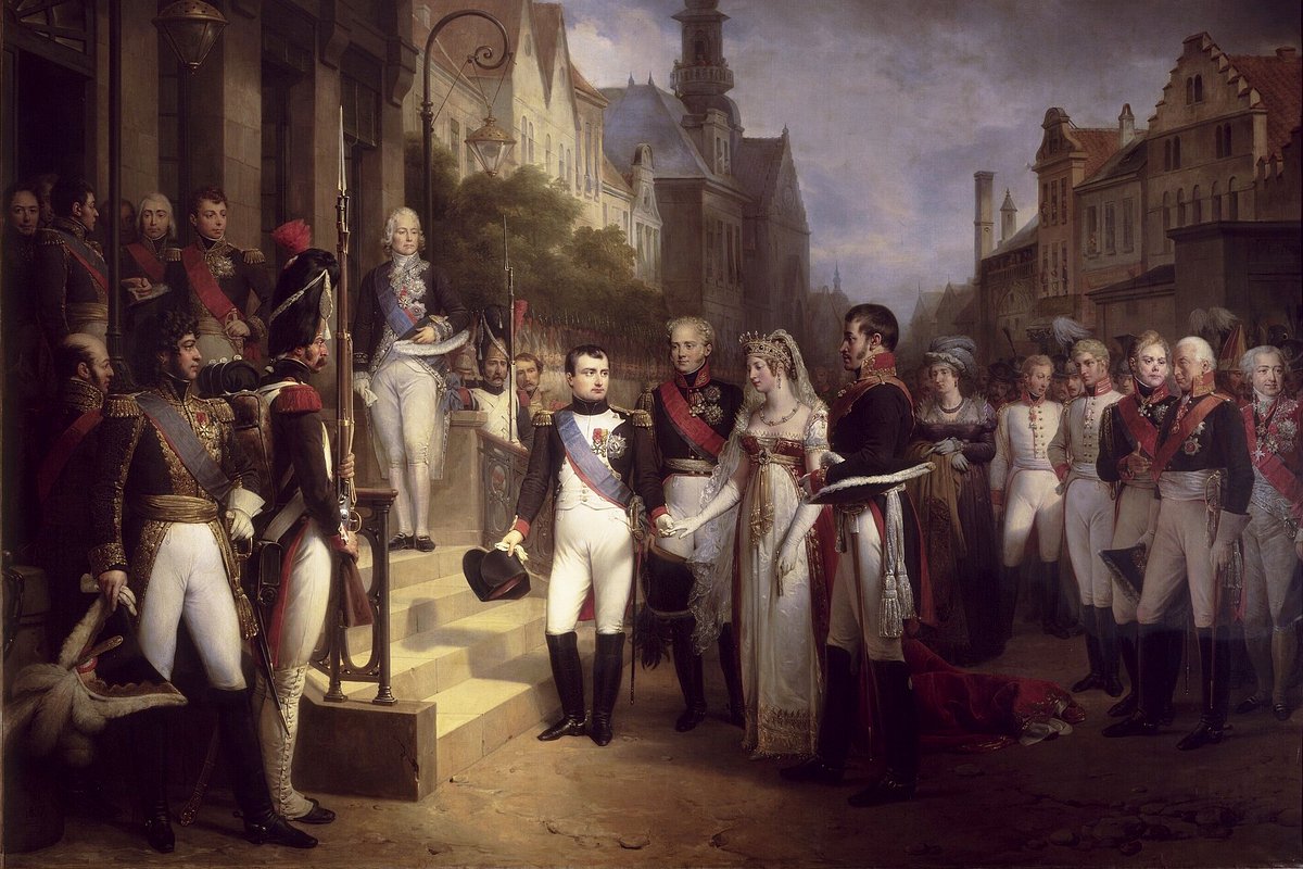 Николя Госс «Тильзитское свидание 1807 года», 1837 год