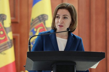 Санду поприветствовала санкции ЕС против граждан Молдавии