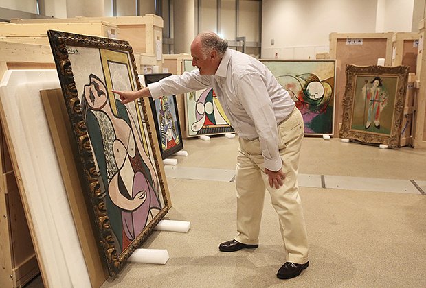 Дэвид Нахмад демонстрирует свою коллекцию работ Пикассо в Монако, 2013 год