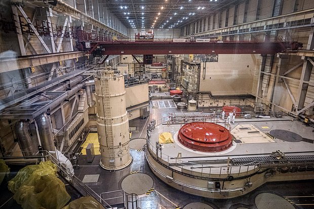 Реакторный зал атомной электростанции «Пакш» компании MVM Paksi Atomeromu Zrt в Пакше, Венгрия, 25 июня 2019 года. Фото: Akos Stiller / Bloomberg / Getty Images