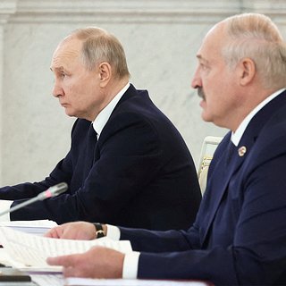 Владимир Путин и Александр Лукашенко (архивное фото)