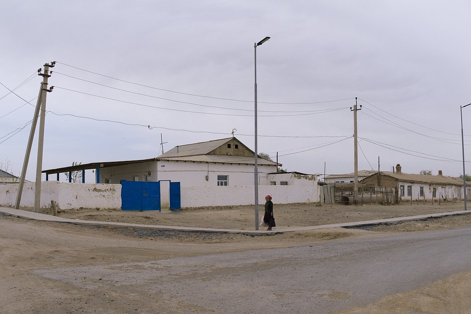 Вид на улицы Муйнака, Узбекистан, 12-15 апреля 2023 года