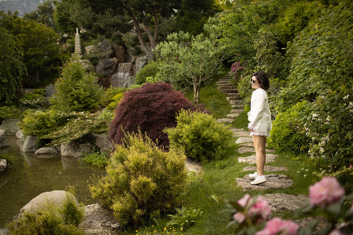 Японский сад на территории Mriya Resort &amp; SPA