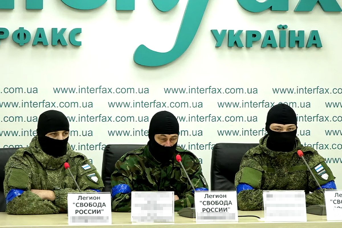 Первая пресс-конференция представителей легиона «Свобода России»