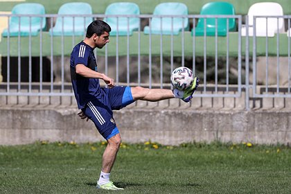 Russian football player explained suspension for 10 matches in a foreign championship