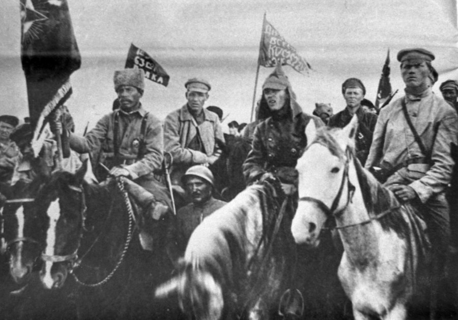 Красноармейцы в Приморье во время Гражданской войны, 1918-1922 годы 