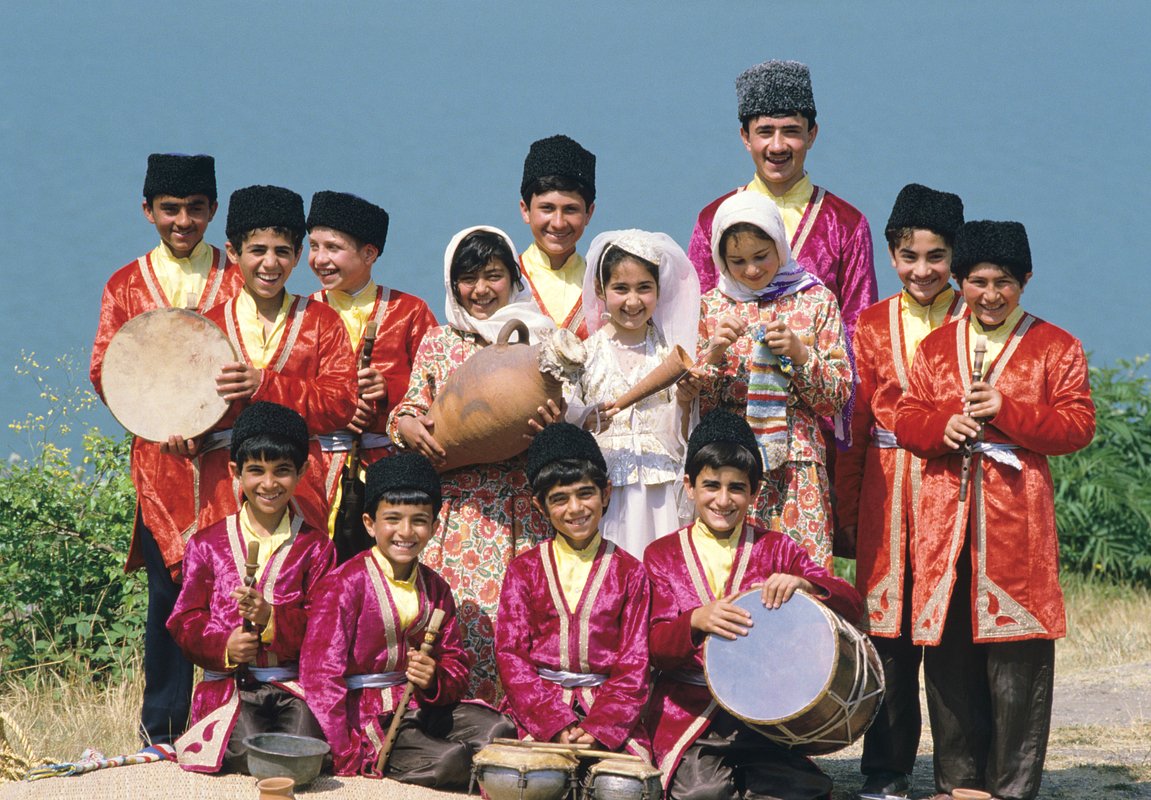 Детский фольклорный ансамбль «Ленкорань», Азербайджанская ССР, 1 июня 1987 года
