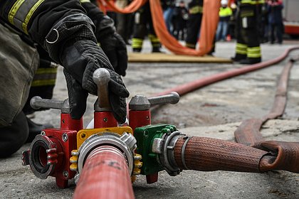 В Воронежской области сообщили о тушении пожара на нефтебазе