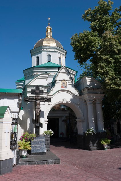 Ильинская церковь в Киеве (XVII-XVIII век). Построена на месте древней церкви Святого Илии