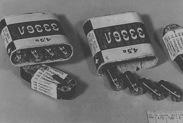 Микропленки, спрятанные в батарейках, найденных при обысках у Александра Огородника