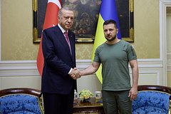 Реджеп Тайип Эрдоган и Владимир Зеленский