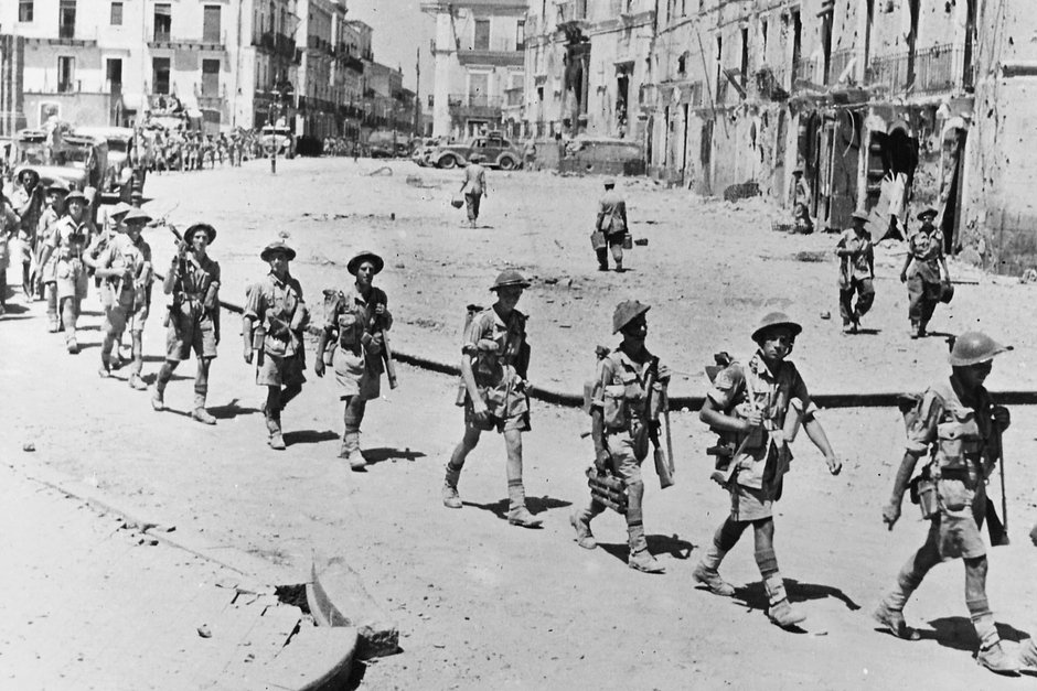 Британцы в Сицилии, 1943 год