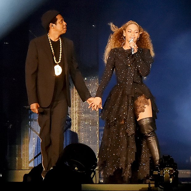 Бейонсе и Jay-Z во время мирового тура On the Run II
