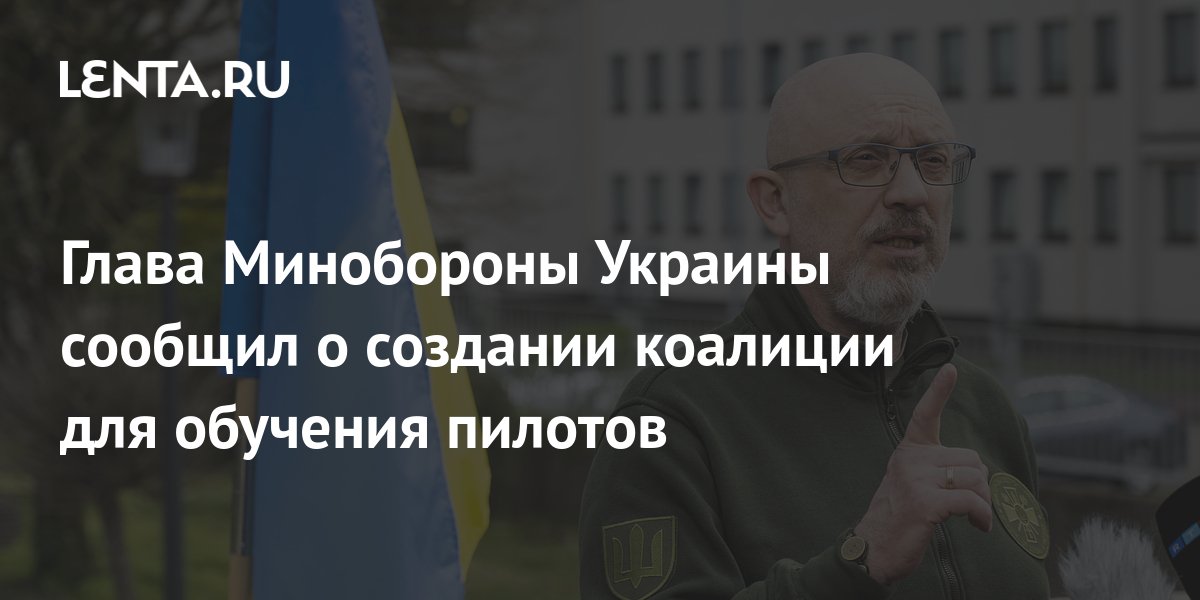 Глава Минобороны Украины Резников: создание авиационной коалиции- приоритет