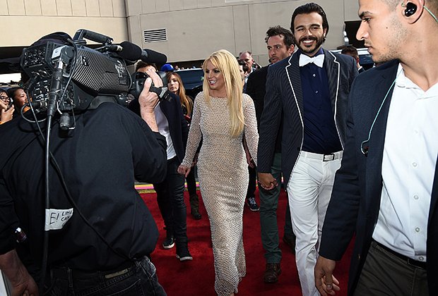 Бритни Спирс и продюсер Чарли Эберсол на 2015 Billboard Music Awards