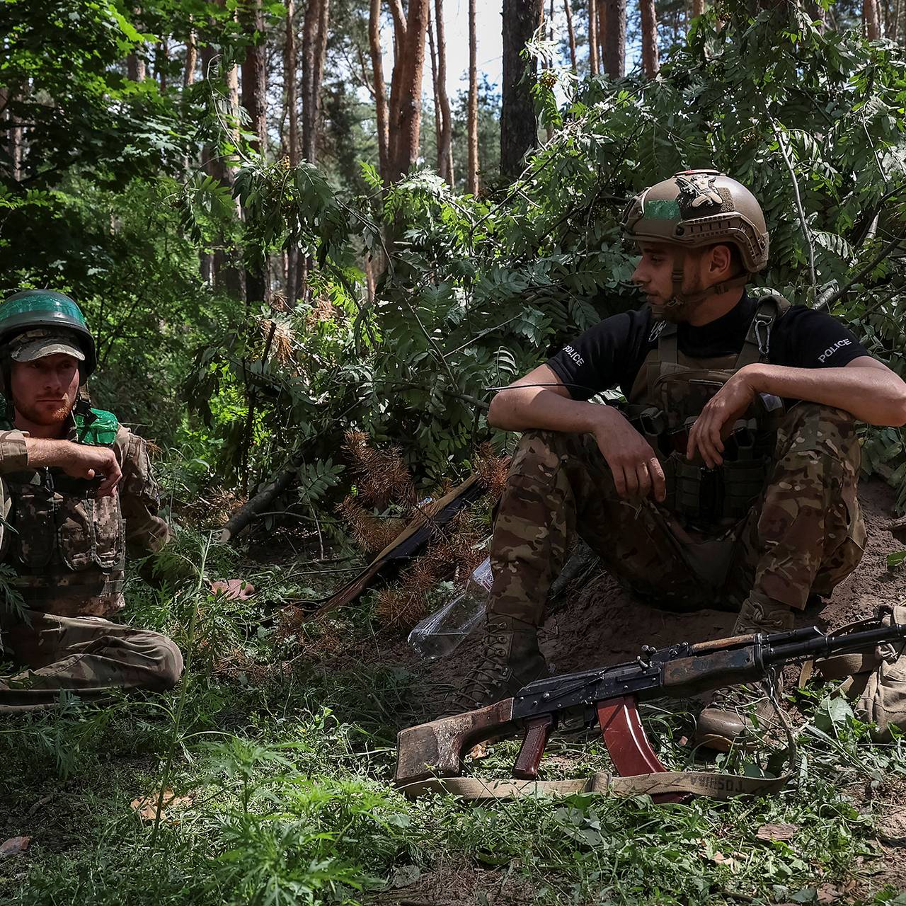 Фото с боев на украине