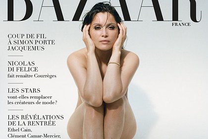 45-летняя Летиция Каста снялась обнаженной для обложки журнала