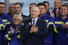 Владимир Путин на церемонии