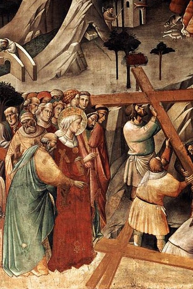 Картина «Обретение Животворящего Креста Еленой в Иерусалиме», Аньоло Гадди, 1380 год 