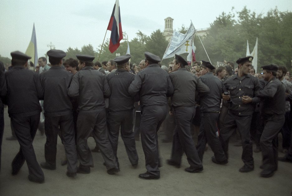 Разгон митинга на Пушкинской площади в дни работы съезда народных депутатов СССР, 1989 год