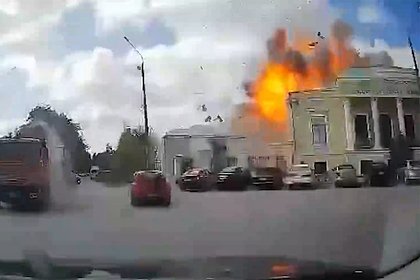 Появилось видео падения ракеты в Таганроге