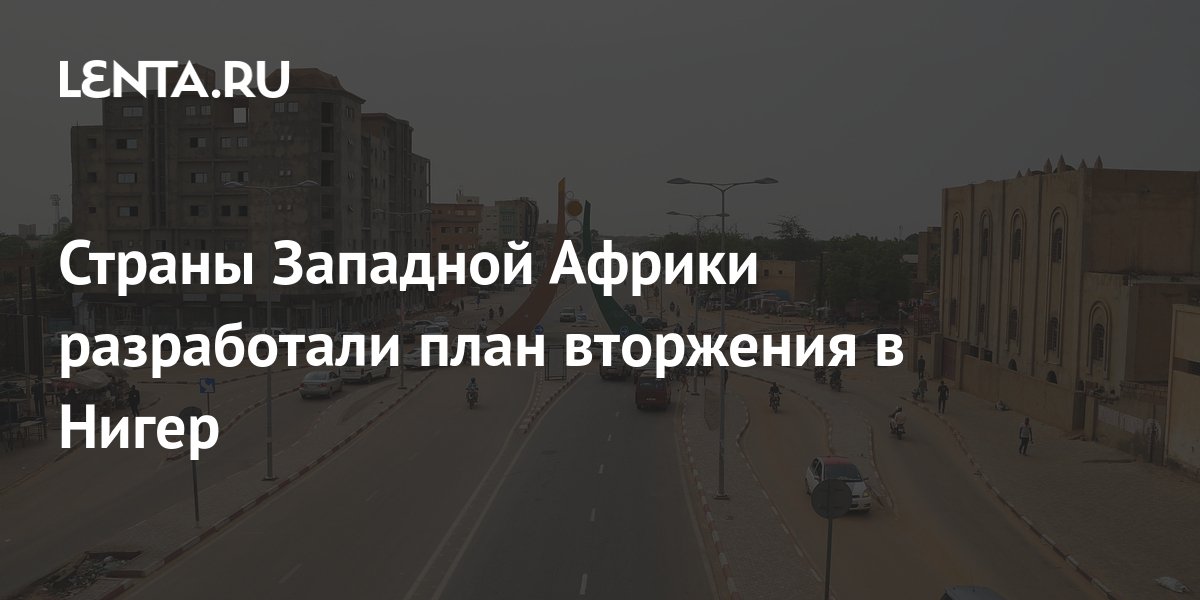 Страны Западной Африки разработали план вторжения в Нигер: Политика ...