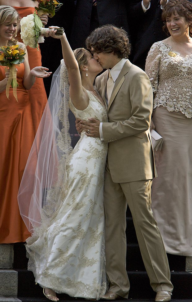 Свадьба Джастина Трюдо и Софи Грегуар в 2005 году