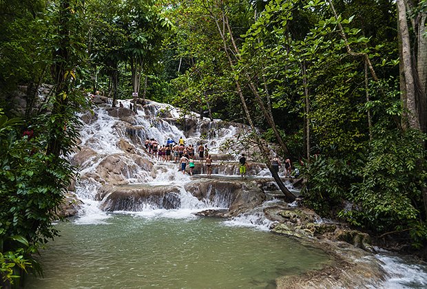 Водопады Даннс-Ривер, Ямайка
