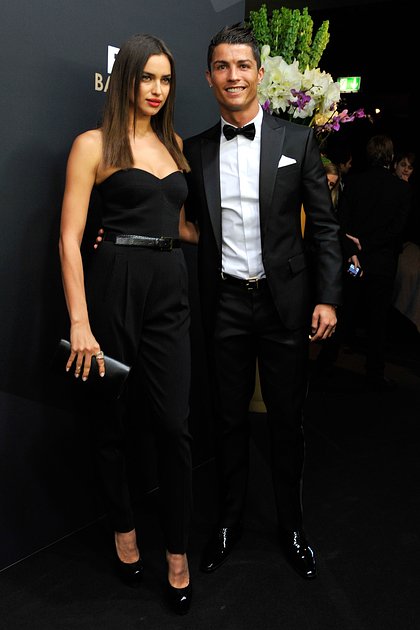 Криштиану Роналду вместе с российской моделью Ириной Шейк, с которой он состоял в отношениях в 2013 году