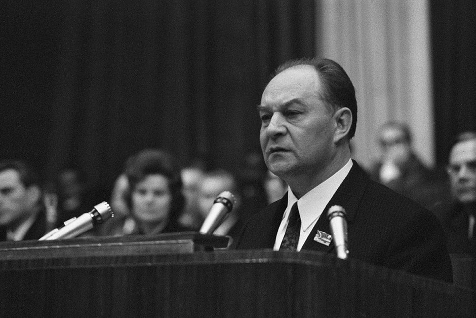 Шелепин выступает в Кремле, 1972 год 