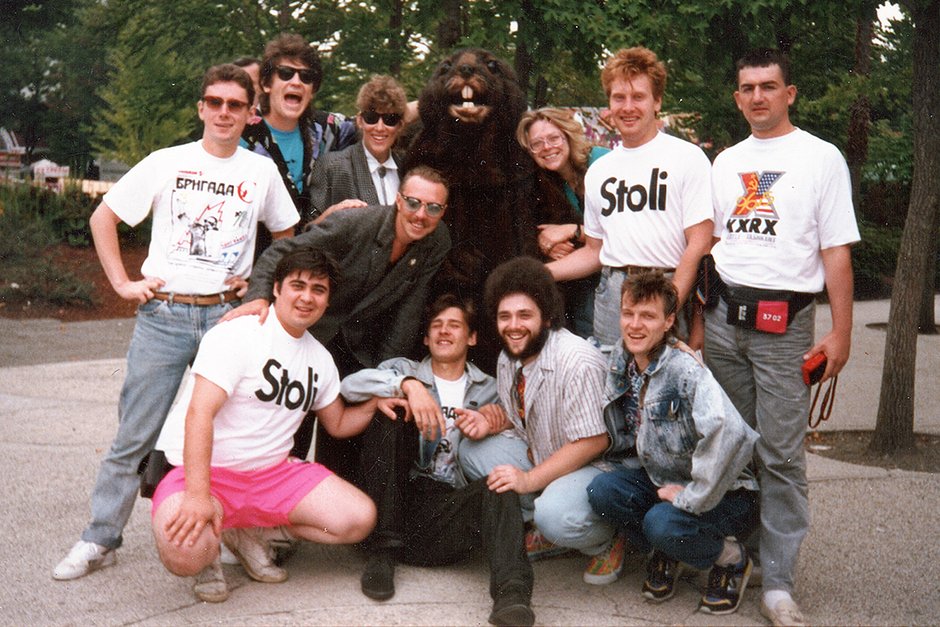 1989 год. Сиэтл. «Бригада С» во время первых гастролей по США