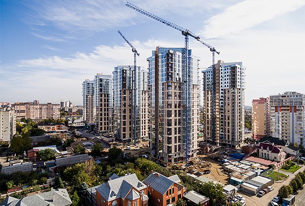Строительство многоэтажных домов в Краснодаре
