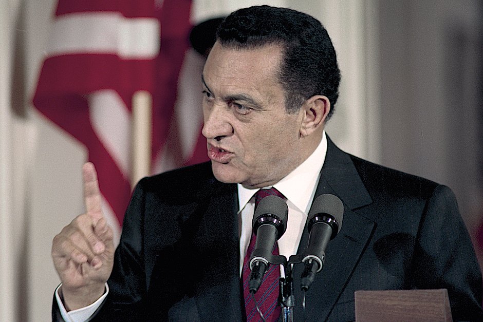 Президент Египта Хосни Мубарак, 1993 год