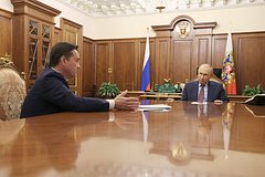 Андрей Воробьев и Владимир Путин