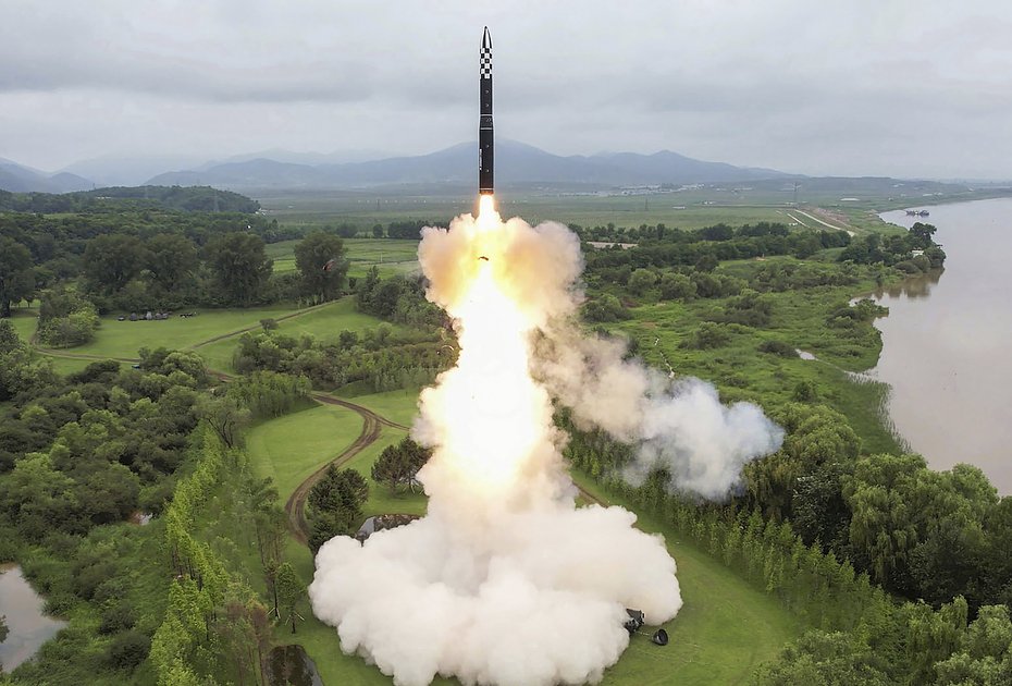 Тестовый запуск Hwasong-18 ICBM, 12 июля 2023 года 