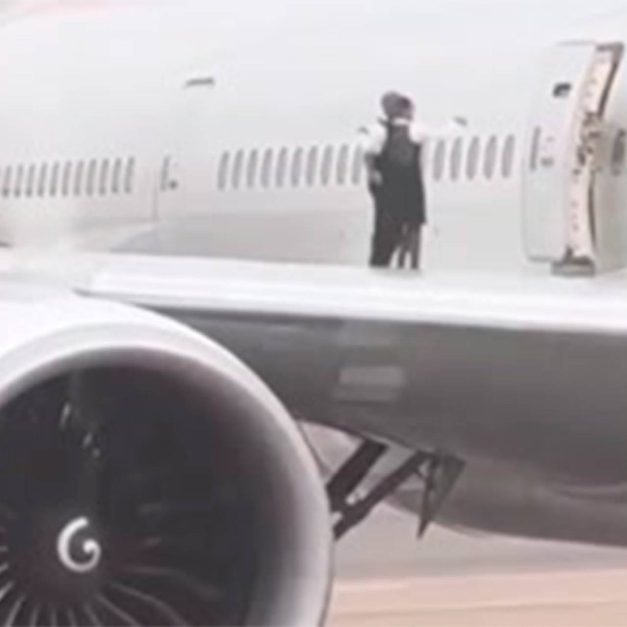 Порно видео ебут стюардессу в самолете