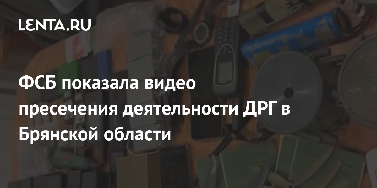 ФСБ показала видео пресечения деятельности ДРГ в Брянской области ...