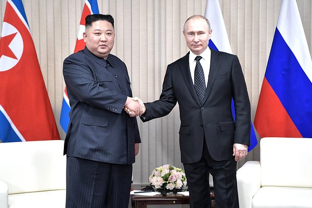 Ким Чен Ын и Владимир Путин